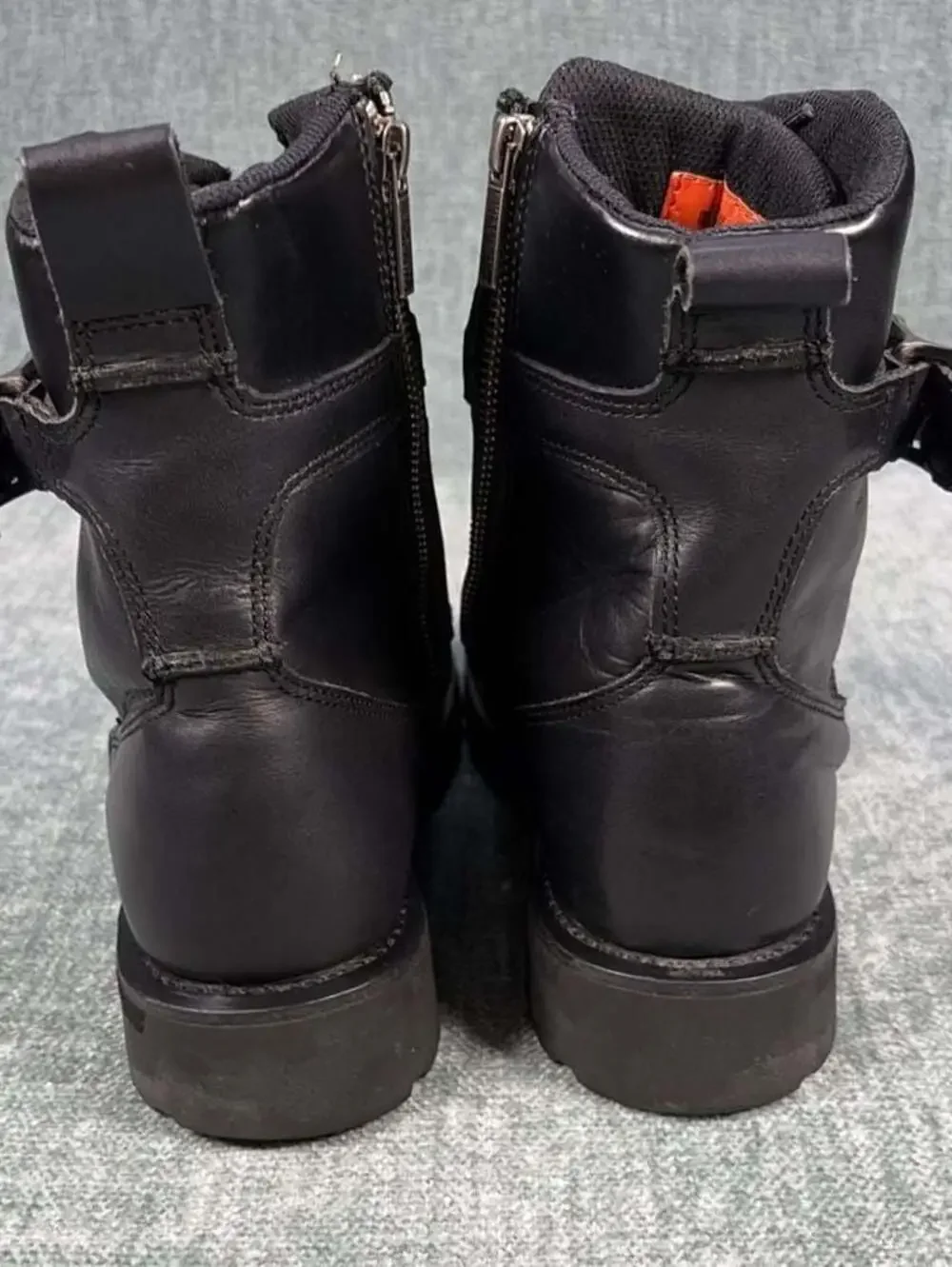 Harley-Davidson Men’s Leather Steel Toe Motorcycle Boots Size 12